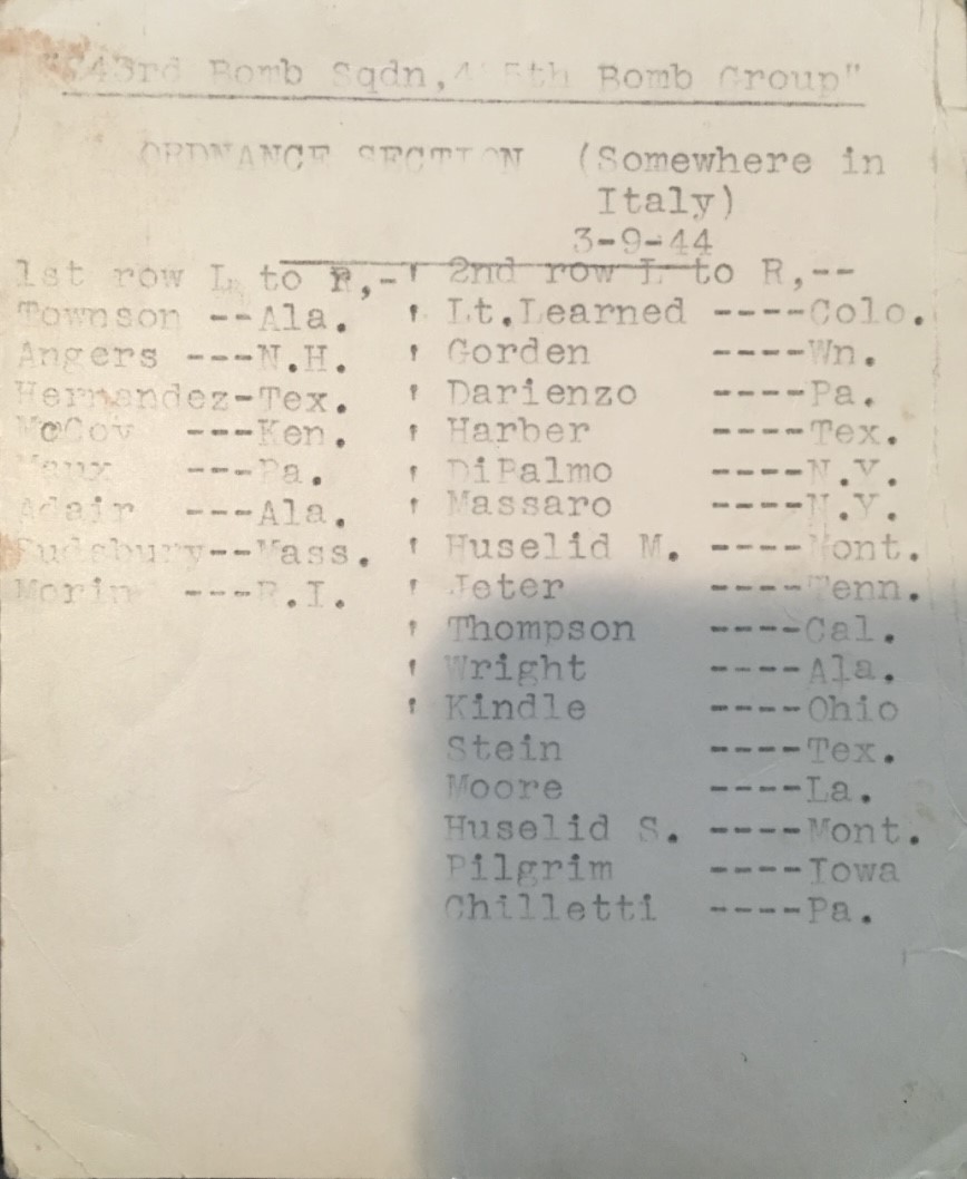 743rd Ordnance Section